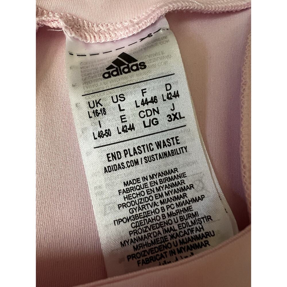 ADIDAS Women’s Powder Pink City Break Mini Dress Tennis Pickleball Golf Sz L - Picture 10 of 13